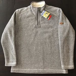 ORVIS 1/4 ZIP BRIGHTON PULLOVER SIZE MEDIUM
